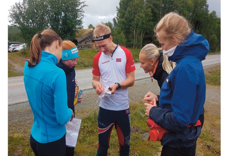ØSTERDALEN: Håvard Haga er ny, sportslig utviklingsansvarlig i NOF og ledet juniorsamlingen under corona-tiden i Østerdalen i sommer. FOTO: FANNY HORN BIRKELAND